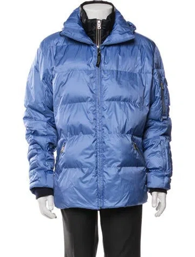 Pre-owned Bogner Puffer Coat In Blue