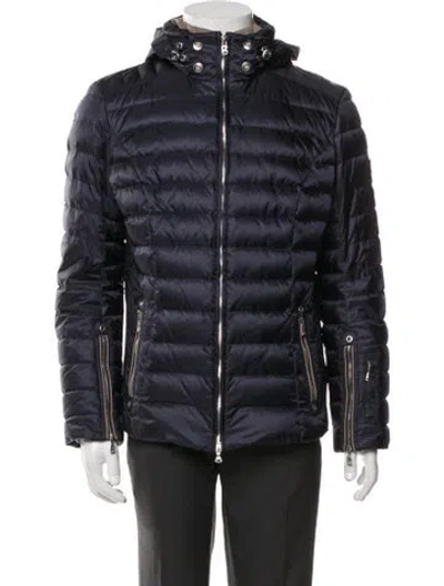 Pre-owned Bogner Puffer Coat In Blue