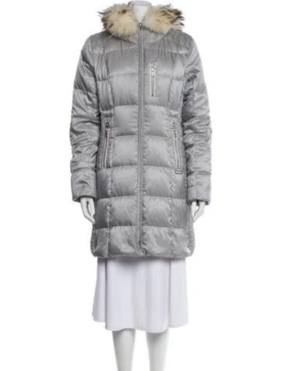 Pre-owned Bogner Puffer Coat In Gray