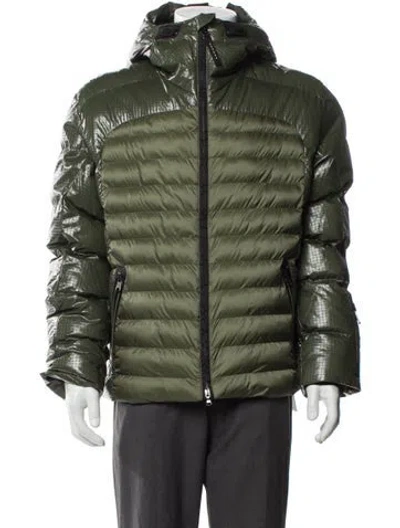 Pre-owned Bogner Puffer Coat In Green