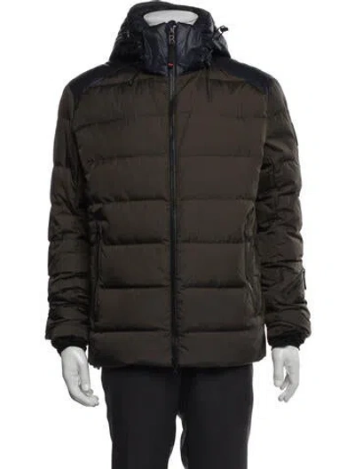 Pre-owned Bogner Puffer Coat In Green