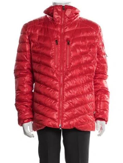 Pre-owned Bogner Puffer Coat In Red