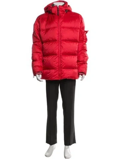 Pre-owned Bogner Puffer Coat In Red