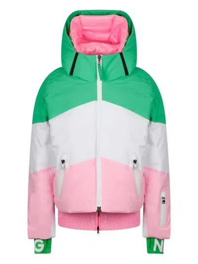 Bogner Vila Quilted Ski Jacket In Multicoloured