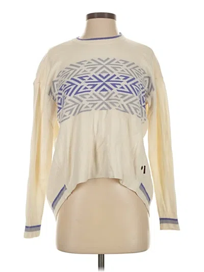 Pre-owned Bogner Pullover Sweater In White