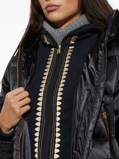 Bogner Quilted Hooded Coat In 블랙