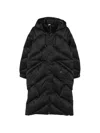 Bogner 퀼팅 후드 코트 In Black
