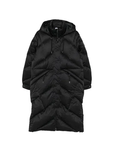 Bogner 퀼팅 후드 코트 In Black
