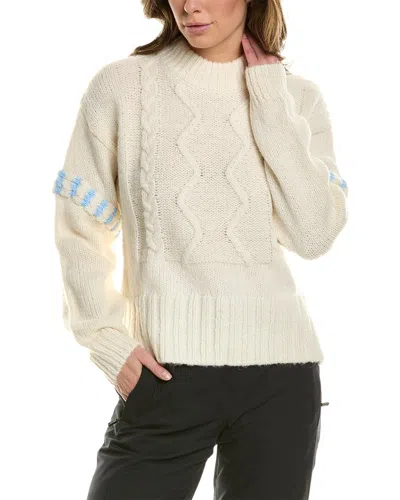 Bogner Cable-knit Alpaca And Wool-blend Sweater In White