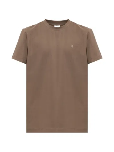 Bogner Ryan Logo-plaque T-shirt In Brown