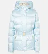 Bogner Selma Belted Ski Jacket In Turquoise