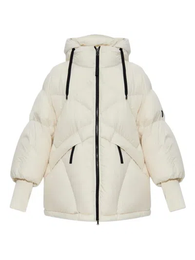 Bogner Sheryl Hooded Quilted Jacket In White
