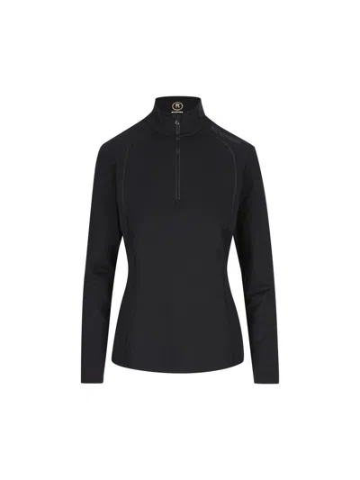 Bogner Madita Stretch Tech Turtleneck Top In Black