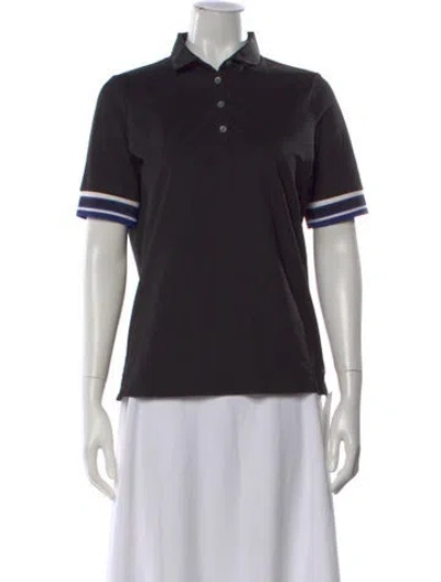 Pre-owned Bogner Short Sleeve Polo In Black