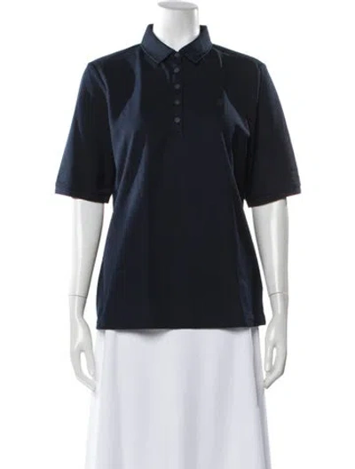 Pre-owned Bogner Short Sleeve Polo In Blue