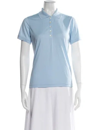Pre-owned Bogner Short Sleeve Polo In Blue