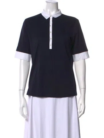 Pre-owned Bogner Short Sleeve Polo In Blue