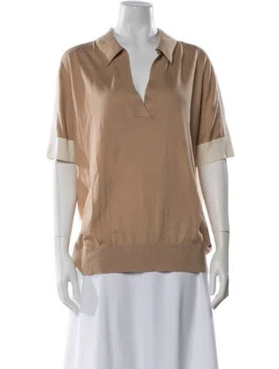 Pre-owned Bogner Short Sleeve Polo In Neutral