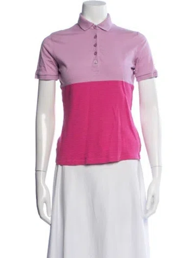 Pre-owned Bogner Short Sleeve Polo In Pink