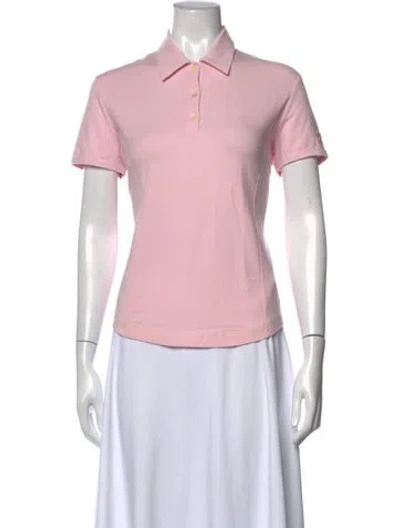 Pre-owned Bogner Short Sleeve Polo In Pink