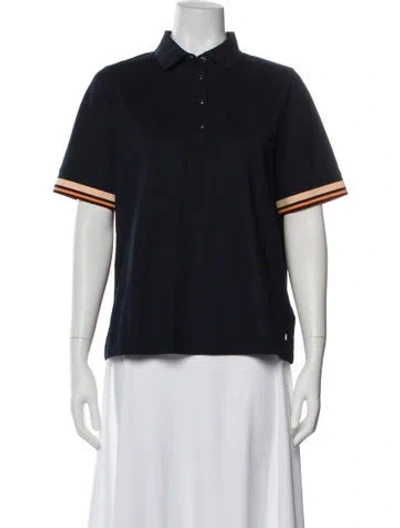 Pre-owned Bogner Short Sleeve Polo W/ Tags In Blue