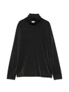 Bogner 실바 글리터 이펙트 터틀넥 탑 In Black