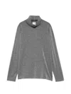 Bogner 실바 글리터 이펙트 터틀넥 탑 In Gray