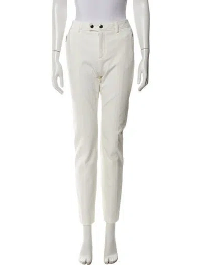Pre-owned Bogner Skinny Leg Pants In White