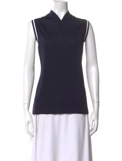 Pre-owned Bogner Sleeveless Polo In Blue