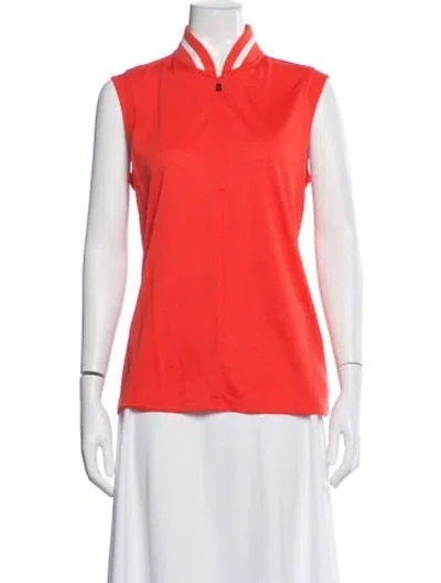 Pre-owned Bogner Sleeveless Top In Orange