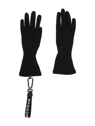 Pre-owned Bogner Solid Gloves In Black