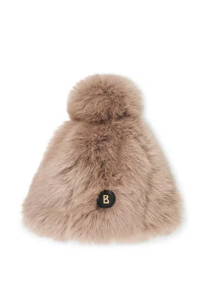 Bogner Sport Aria Lambskin Hat In Hazel