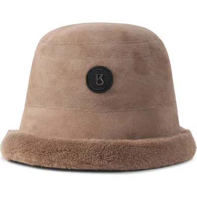 Bogner Sport Arno Lambskin Hat In Brown