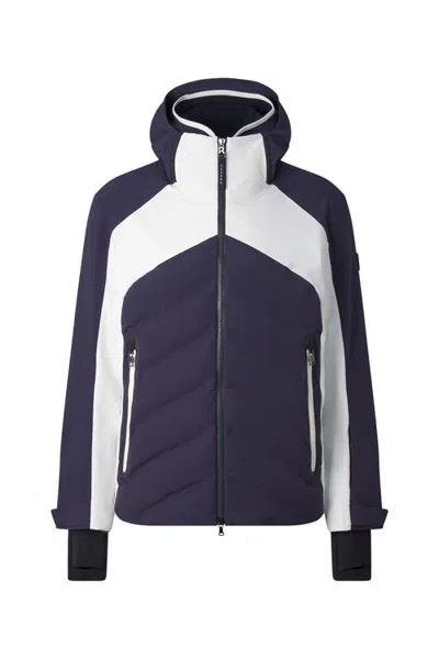 Bogner Sport Bahri Ski Jacket In Navy/white