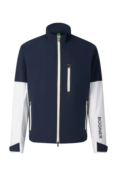Bogner Sport Bolek Functional Jacket In Navy Blue/white