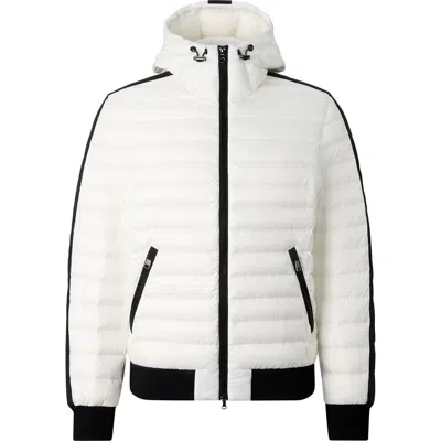 Bogner Sport Bond Midlayer Jacket In White/black