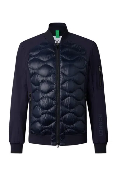 Bogner Sport Hybrid Jacket Aarin In Navy Blue