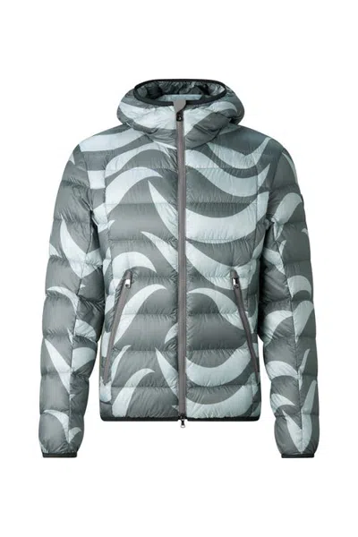 Bogner Sport Jarne Mid-layer Down Jacket In Sage Grey