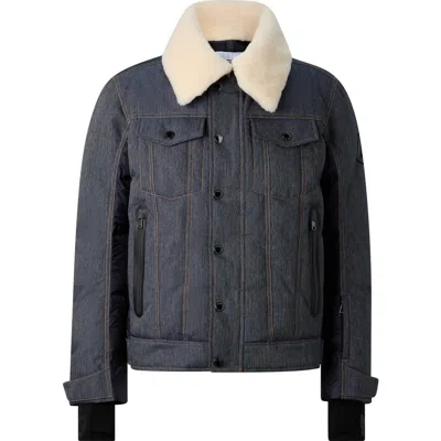 Bogner Sport Jeen Denim Ski Jacket In Denim Blue