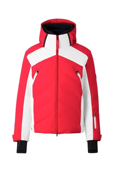 Bogner Sport Jervie Ski Jacket In Red/white