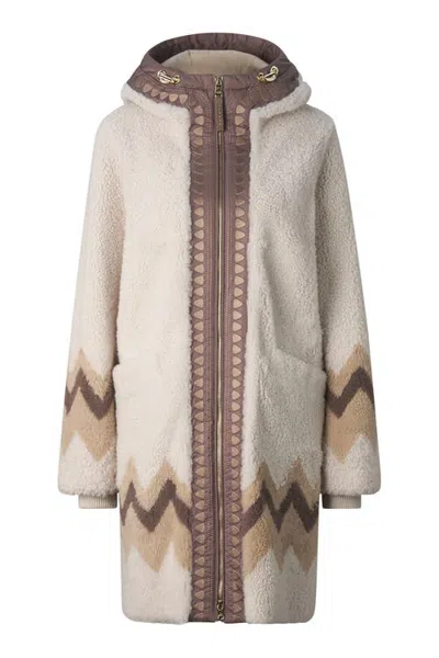 Bogner Sport Niva Lambskin Coat In Multi
