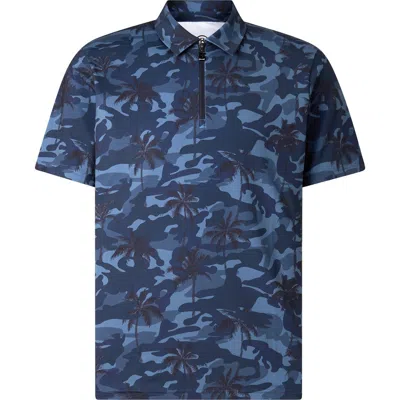 Bogner Sport Taron Functional Short-sleeved Top In Navy Blue