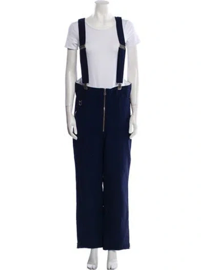 Pre-owned Bogner Square Neckline Jumpsuit In Blue