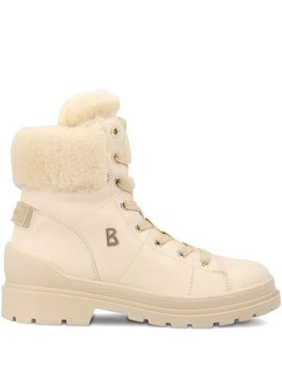 Bogner St. Moritz Leather Boots In Neutral