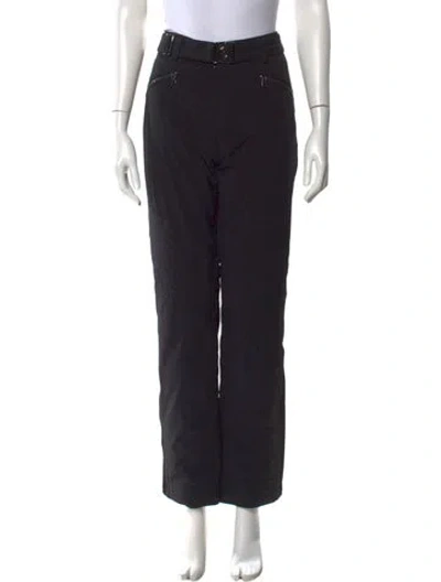 Pre-owned Bogner Straight Leg Pants In Black