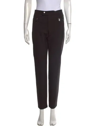 Pre-owned Bogner Straight Leg Pants In Black