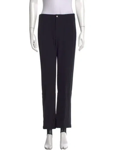 Pre-owned Bogner Straight Leg Pants In Black