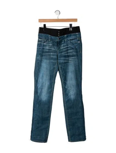 Pre-owned Bogner Straight Leg Pants In Blue