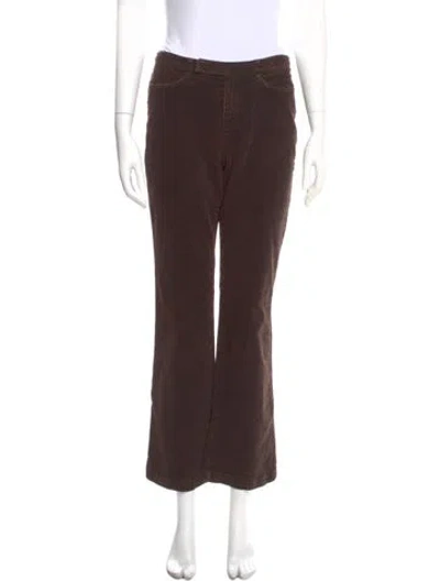 Pre-owned Bogner Straight Leg Pants In Brown