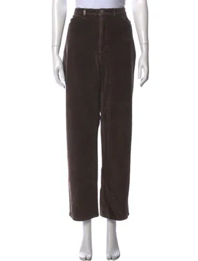 Pre-owned Bogner Straight Leg Pants In Brown